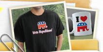Photos of Republican T-shirt and mug